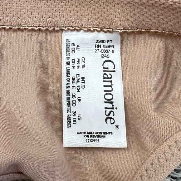 Glamorise WonderWire Front-Closure Bra Lot of 3 Tan Size 38DD - Picture 10 of 15